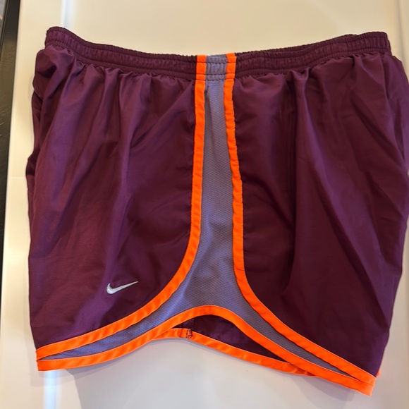 Nike Purple and Orange Athletic Shorts - Picture 3 of 3